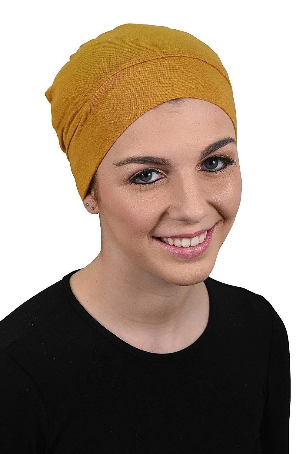 Landana Headscarves Womens Soft Sleep Cap Comfy Cancer Wig Liner & Hair Loss Cap