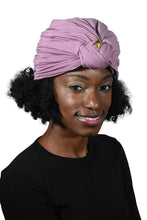 Load image into Gallery viewer, Landana Headscarves Turbans for Women with Twist/Knot Front and Gold Stud