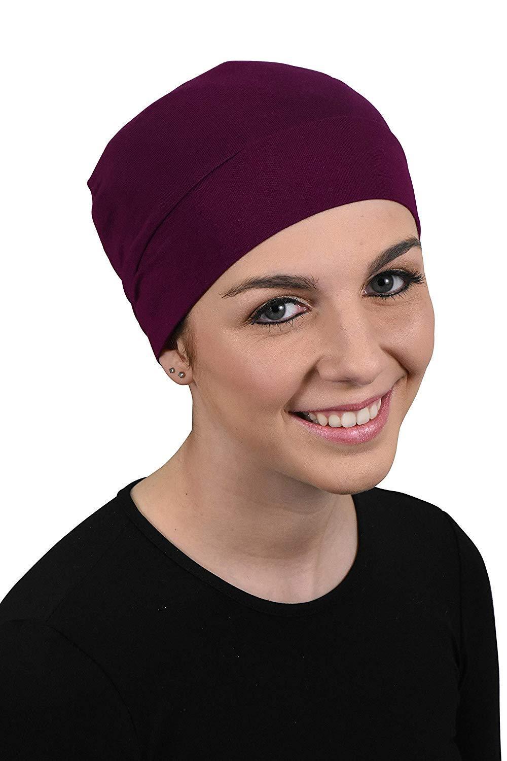 Landana Headscarves Womens Soft Sleep Cap Comfy Cancer Wig Liner & Hair Loss Cap