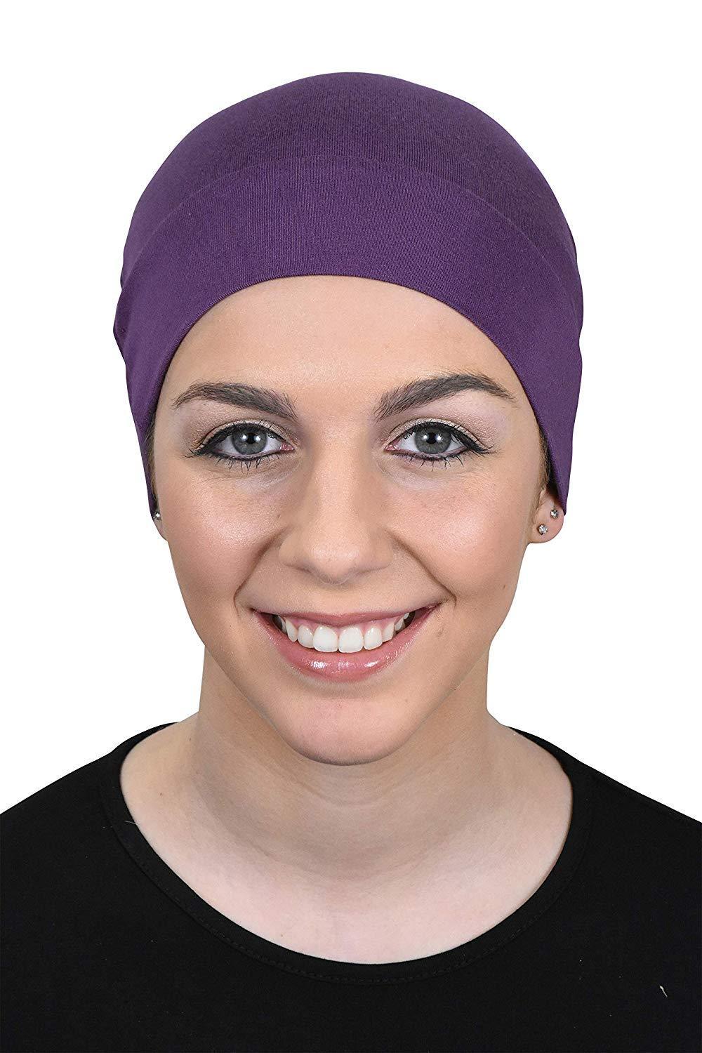 Landana Headscarves Womens Soft Sleep Cap Comfy Cancer Wig Liner & Hair Loss Cap