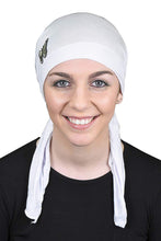 Load image into Gallery viewer, Pre Tied Head Scarf Bandana Headwear Green Butterfly