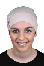 Load image into Gallery viewer, Landana Headscarves Chemo Beanie Sleep Cap Pink Dragonfly