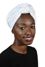 Load image into Gallery viewer, Landana Headscarves Solid Turban with Twist/Knot Front