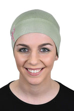 Load image into Gallery viewer, Landana Headscarves Chemo Beanie Sleep Cap Pink Dragonfly