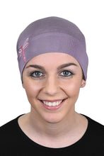 Load image into Gallery viewer, Landana Headscarves Chemo Beanie Sleep Cap Pink Dragonfly