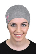 Load image into Gallery viewer, Landana Headscarves Chemo Beanie Sleep Cap Pink Dragonfly