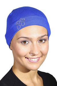 Landana Headscarves Womens Soft Sleep Cap Comfy Cancer Hat with Studded Flip-Flops Applique