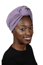 Load image into Gallery viewer, Landana Headscarves Turbans for Women with Twist/Knot Front and Silver Stud