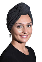 Load image into Gallery viewer, Landana Headscarves Solid Turban with Twist/Knot Front