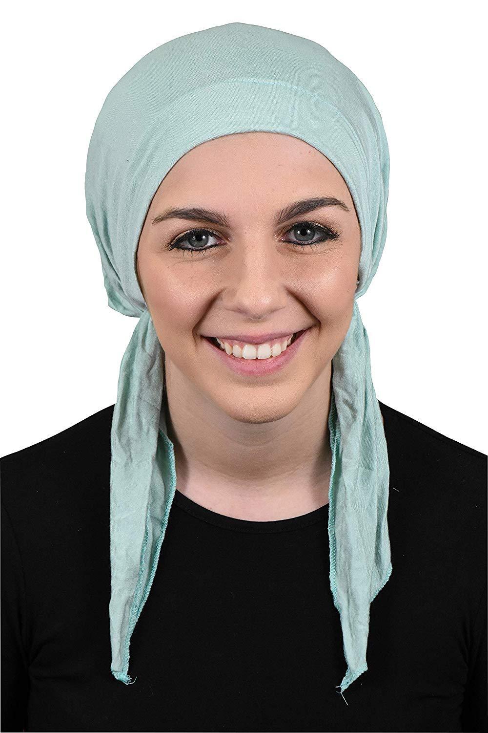 Womens Pre Tied Bandana Chemo Cap Soft Cancer Scarf Hair Cover