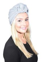 Load image into Gallery viewer, Landana Headscarves Solid Turban with Twist/Knot Front