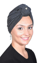 Load image into Gallery viewer, Landana Headscarves Turbans for Women with Twist/Knot Front and Silver Stud