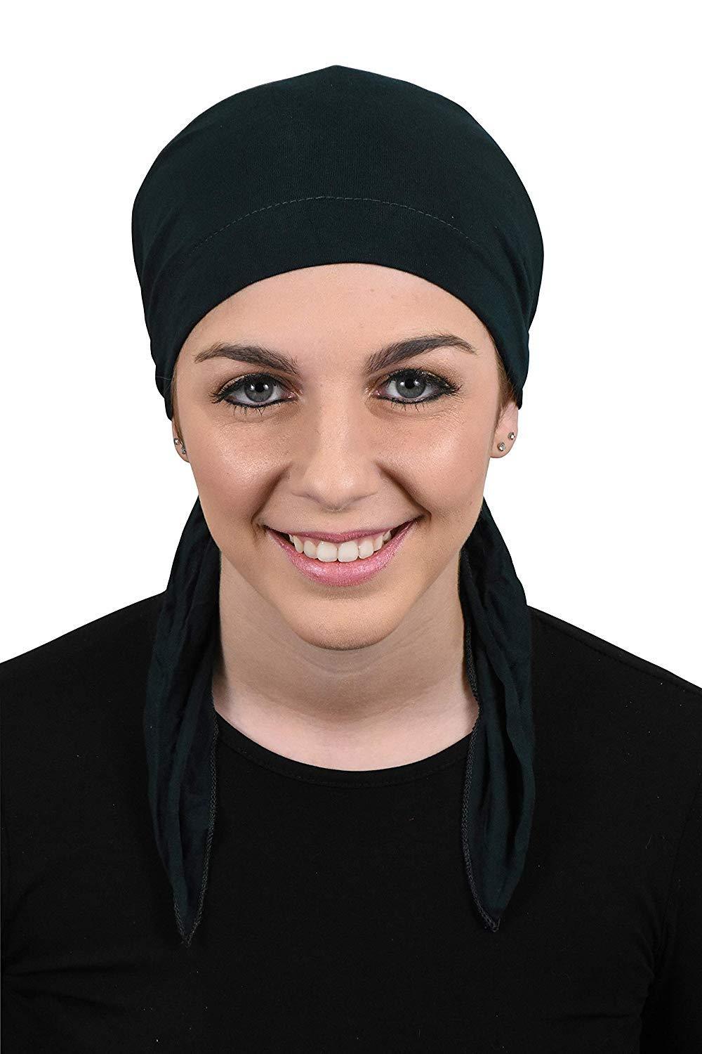 Womens Pre Tied Bandana Chemo Cap Soft Cancer Scarf Hair Cover