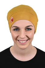 Load image into Gallery viewer, Landana Headscarves Womens Soft Sleep Cap Comfy Cancer Hat with Hearts Applique