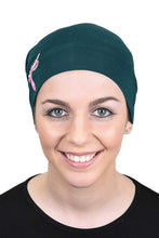 Load image into Gallery viewer, Landana Headscarves Chemo Beanie Sleep Cap Pink Dragonfly